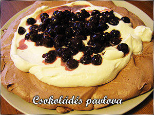 csokis pavlova