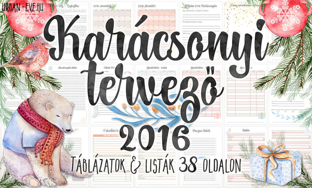 2016-os karácsonyi tervező