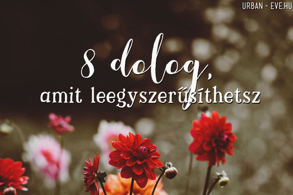 Dolgokat kiszortírozni, rutinokat egyszerűsíteni hasznos és jót tesz a léleknek. Ebben a bejegyzésben megosztok 8 dolgot, amit minimalizáltam az elmúlt években, hátha téged is inspirál. :)