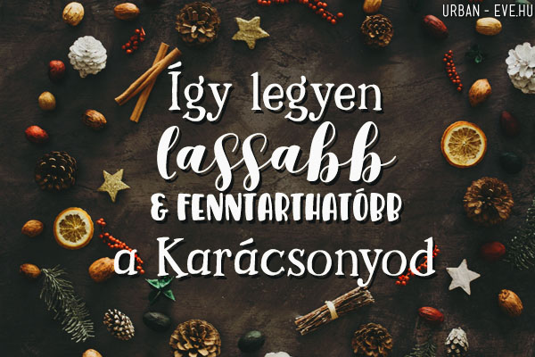 fenntartható karácsony