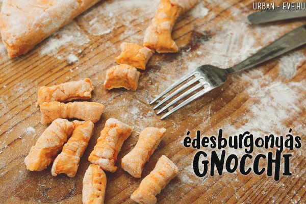 gnocchi édesburgonyából