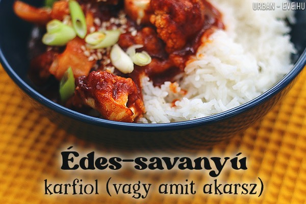 édes-savanyú karfiol